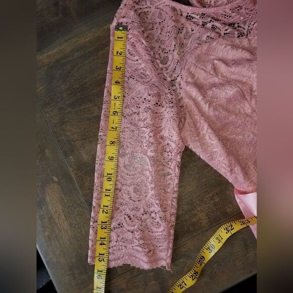 Dresses for Women Floral Lace Bodice Ribbon Waist Pleated Prom Dress Nwt Large - Picture 7 of 13